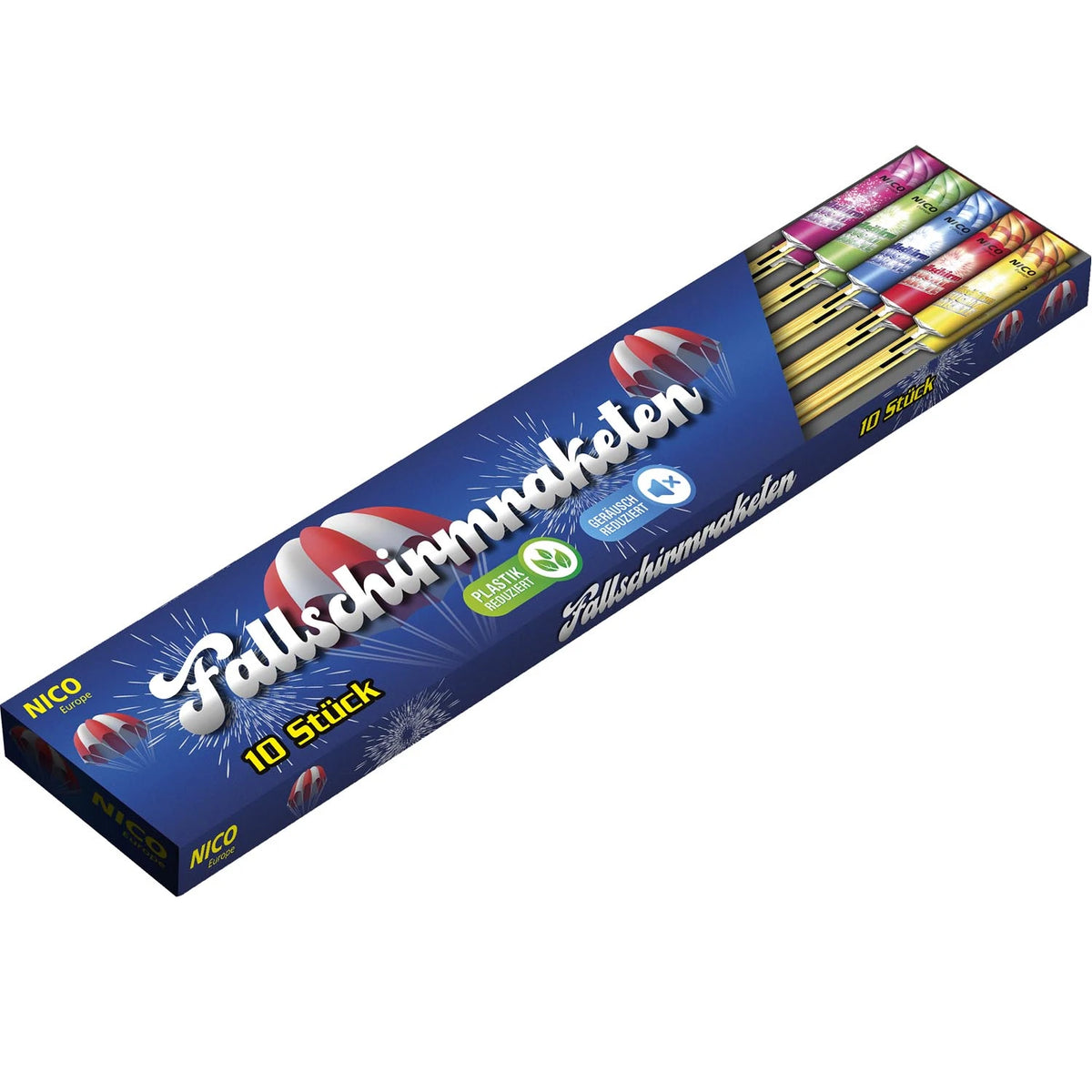 Fallschirm-Raketen 10er Pack von NICO kaufen