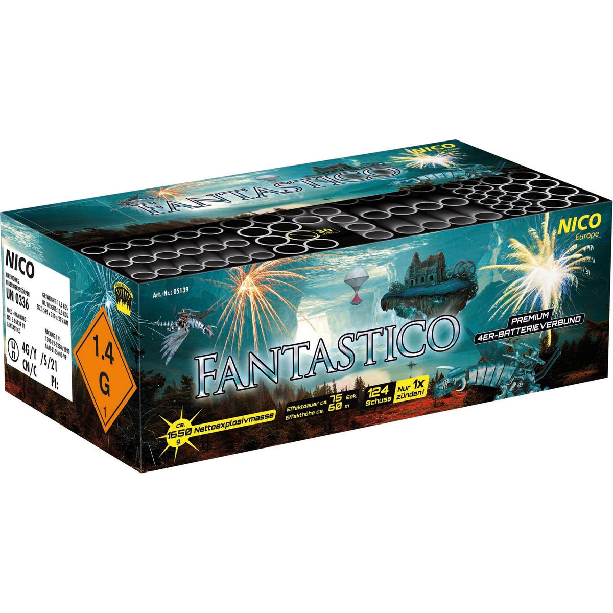 Fantastico 124 Schuss Verbundfeuerwerk von NICO kaufen