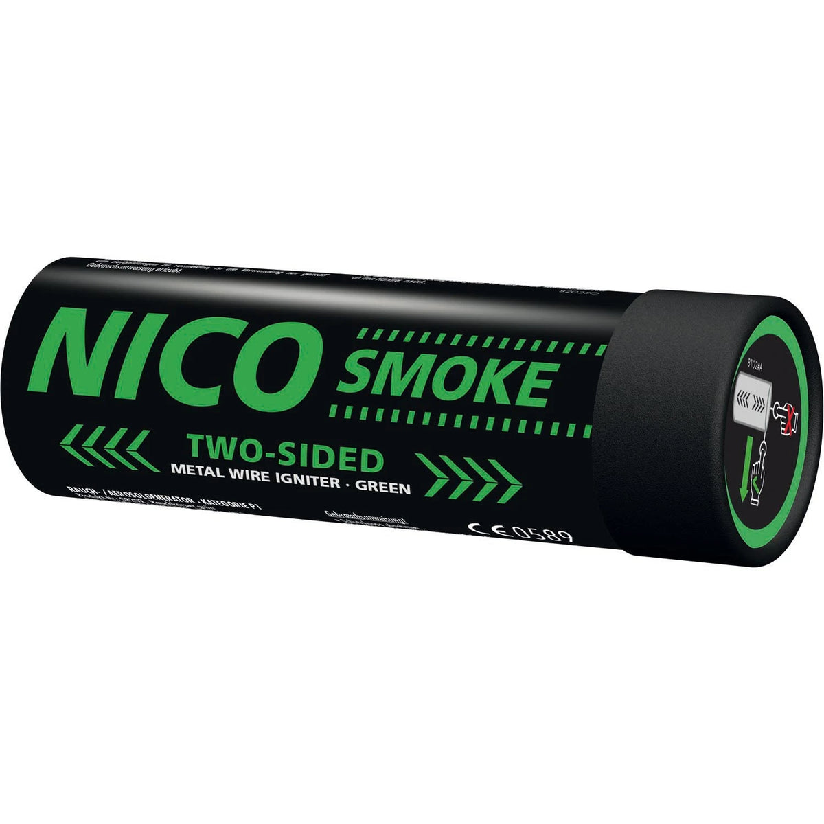 NICO Smoke Grün – 50 Sek. Rauchkörper two-sided (5 Stück)
