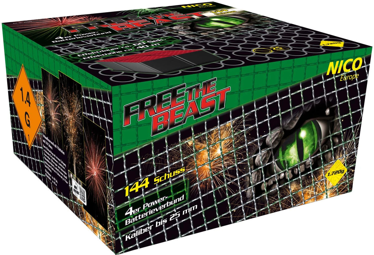 Free the Beast 144 Schuss Verbundfeuerwerk von NICO kaufen