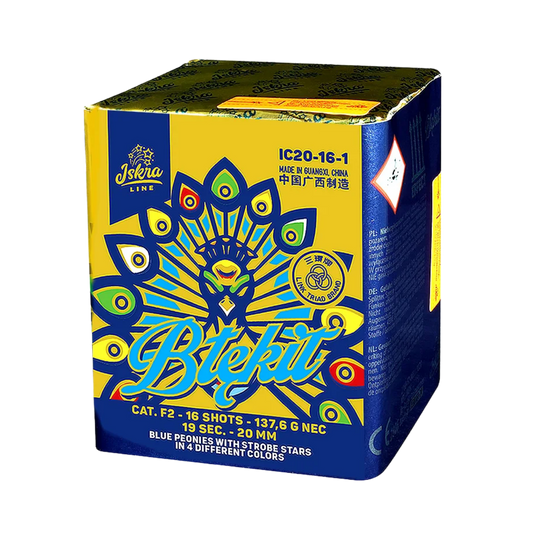 Iskra Blekit - 16 Schuss Batterie