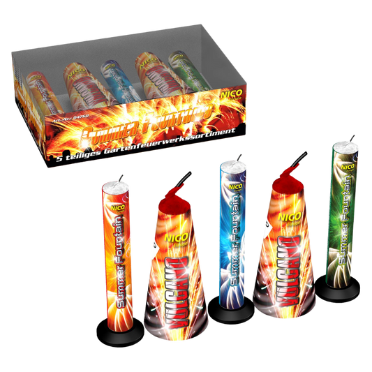Summer Fountains 5er Pack