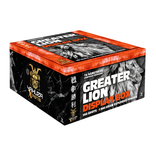 Greater Lion - 144 Schuss Verbundfeuerwerk
