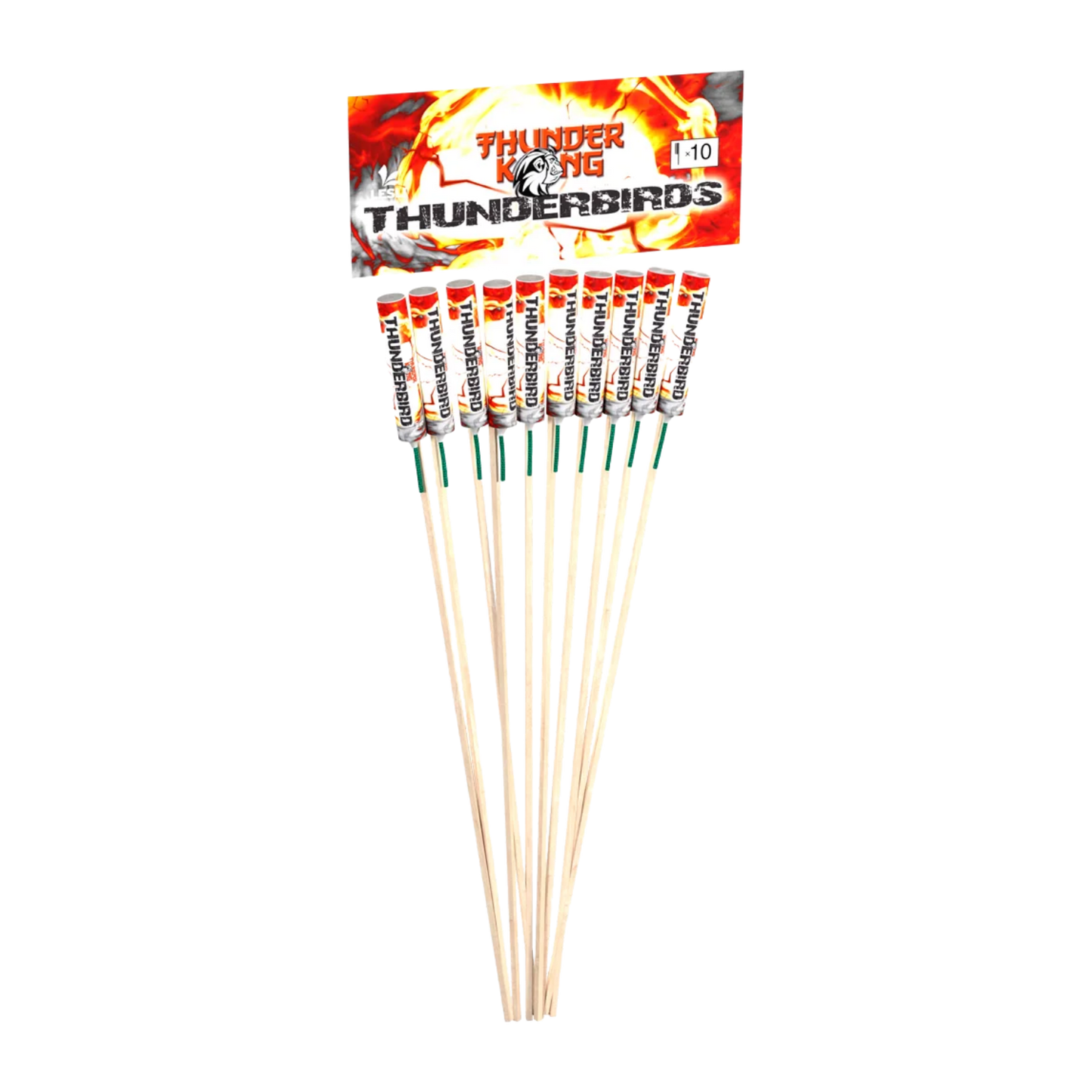 Thunderbirds - 10er Pfeif Raketen mit Knall