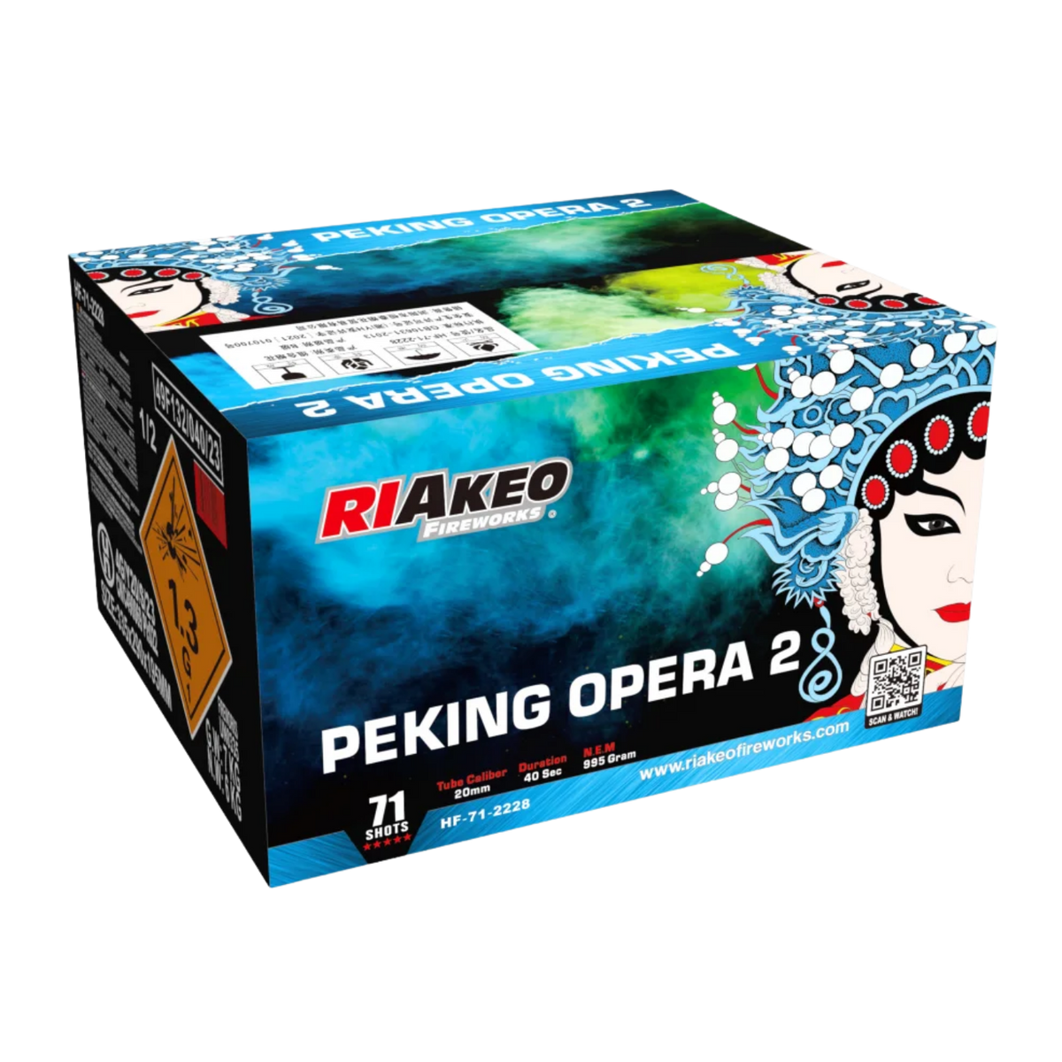 Riakeo Peking Opera 1 51 Schuss ca. 1000g Verbundfeuerwerk – Bild 1 von 2