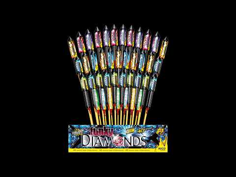 Funky Diamonds 40er Raketensortiment Effektvideo